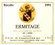 Hermitage bl-Chapoutier-Ermitage l'Oree 91